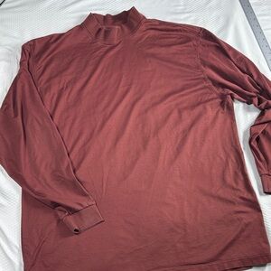 Men's Rust Long Sleeve Shirt